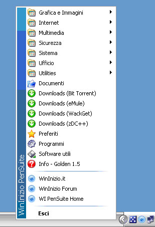 Menu principale